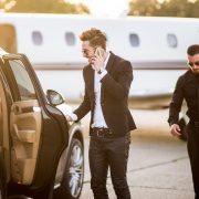 Celebrities at the airport